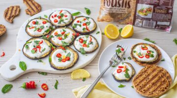 Grilovaný lilek s jogurtovým dipem